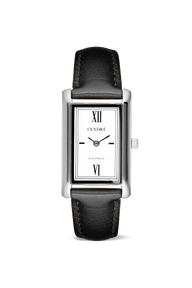 Kelly Watch | Silver | Smooth Black