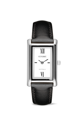 Kelly Watch | Silver | Smooth Black