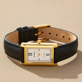 Kelly Watch | White | Black Smooth