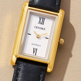 Kelly Watch | White | Black Smooth