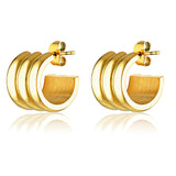 Liv Hoop Earrings | 18K Gold