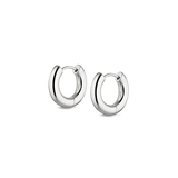 Rosie Huggie Hoop Earrings | Silver